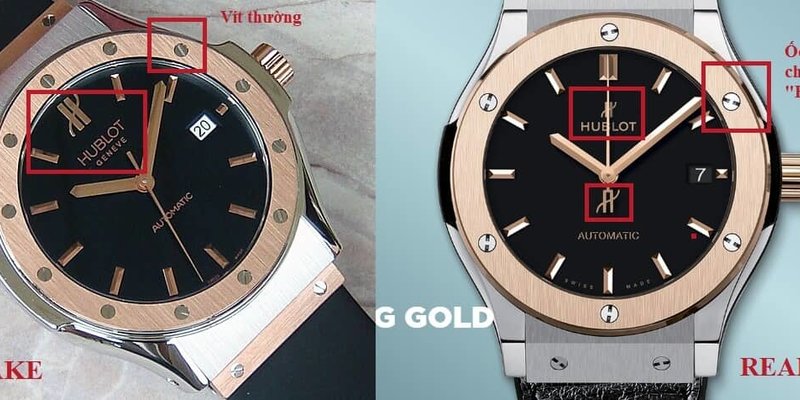 Cách phân biệt đồng Hublot THẬT - GIẢ?