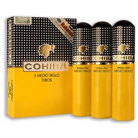 Xì gà Cohiba Medio Siglo Tubos - Hộp 3 điếu