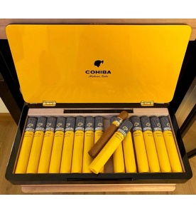 Xì gà Cohiba Siglo 6 (VI) Tubos Humidor Hộp 15 Điếu Sơn Mài